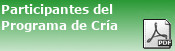 Participantes del programa de cría